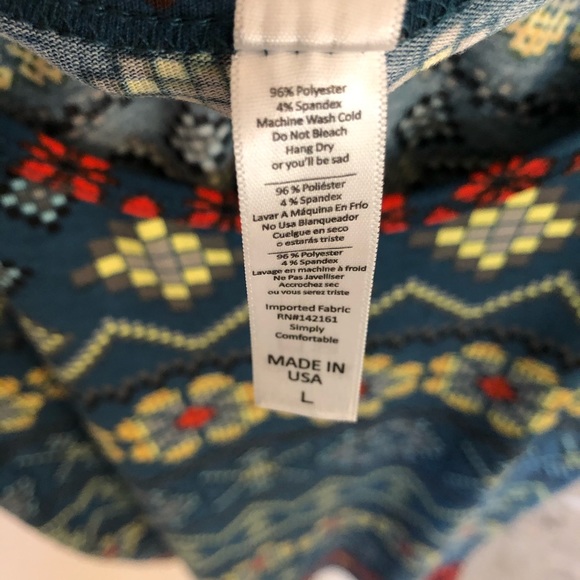 Blue Sweater Pattern Classic Tee - Picture 3 of 4